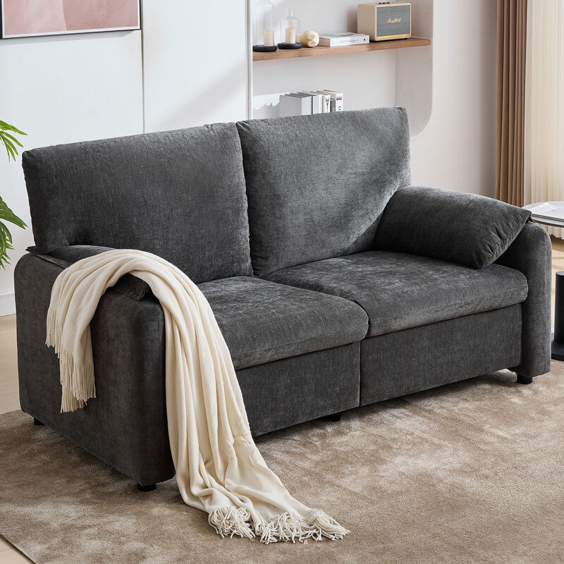 Merax Chenille 2-Seat Sofa for Living Room
