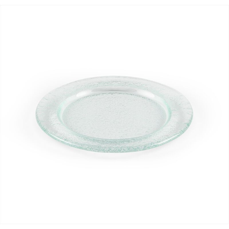 Glass Dinnerware dia.7.75" Round Clear Glass Plate (Set of 4)