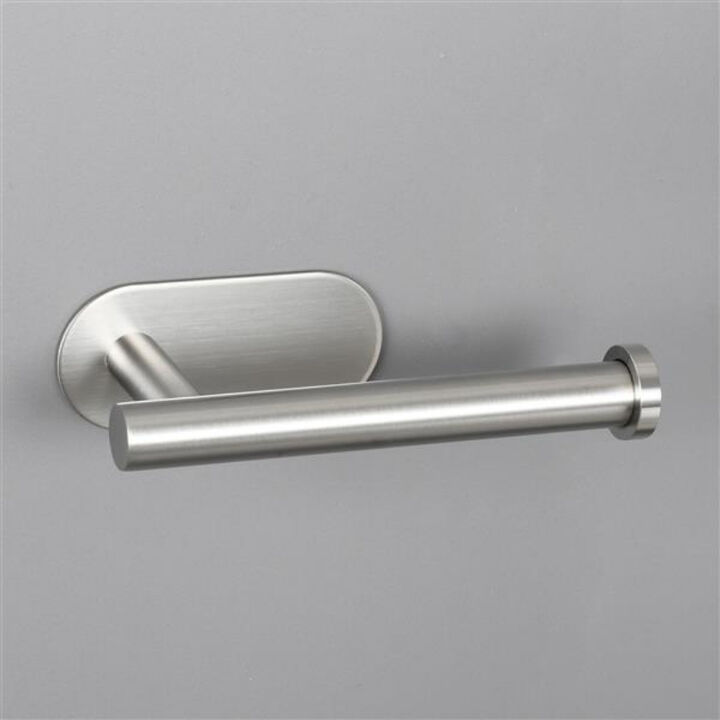 Self-Adhesive Toilet Paper Holder, Stainless Steel Bathroom Tissue Rack