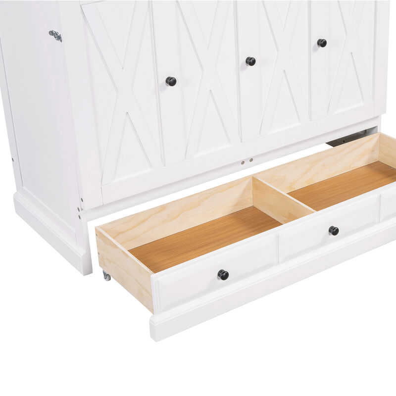 Merax Murphy Bed with Charging Station