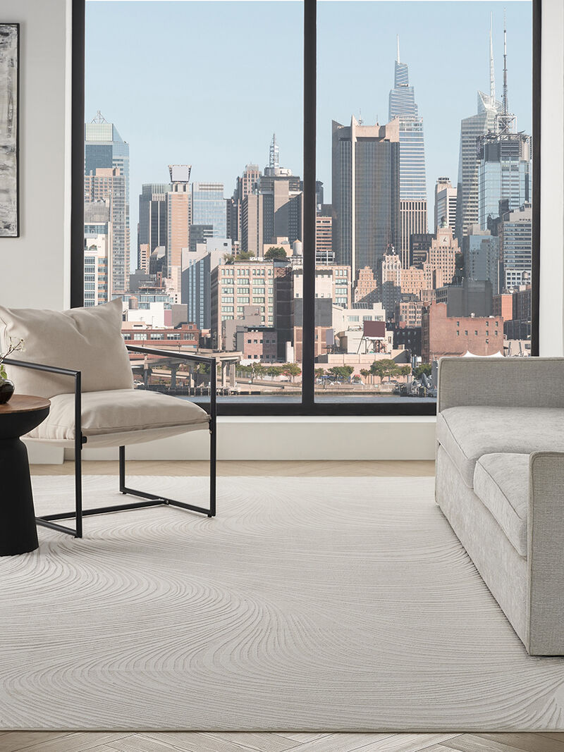 Central Park West CEP02 Ivory 9' x 12' Rug