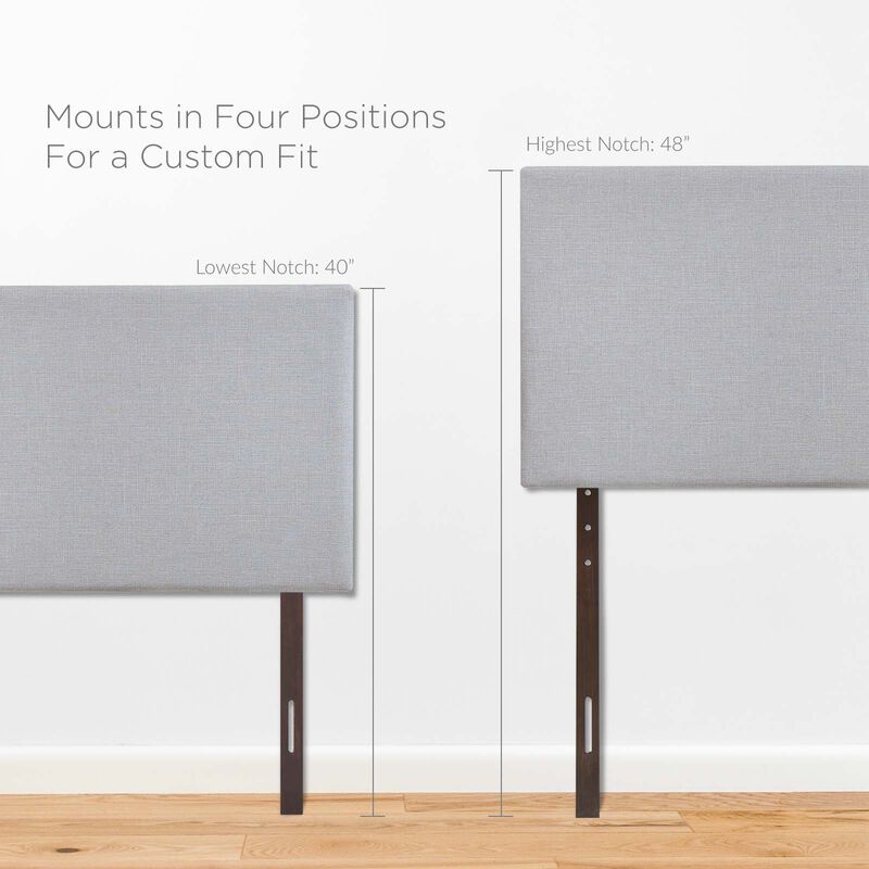 Modway - Region Full Upholstered Fabric Headboard Sky Gray