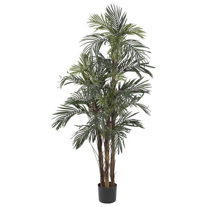 Hivvago 5 Feet Robellini Palm Silk Tree