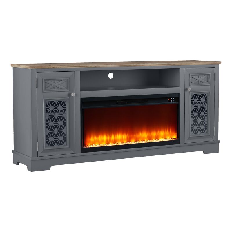 FESTIVO Stylish 70" TV Stand with Storage for TVs up to 80"