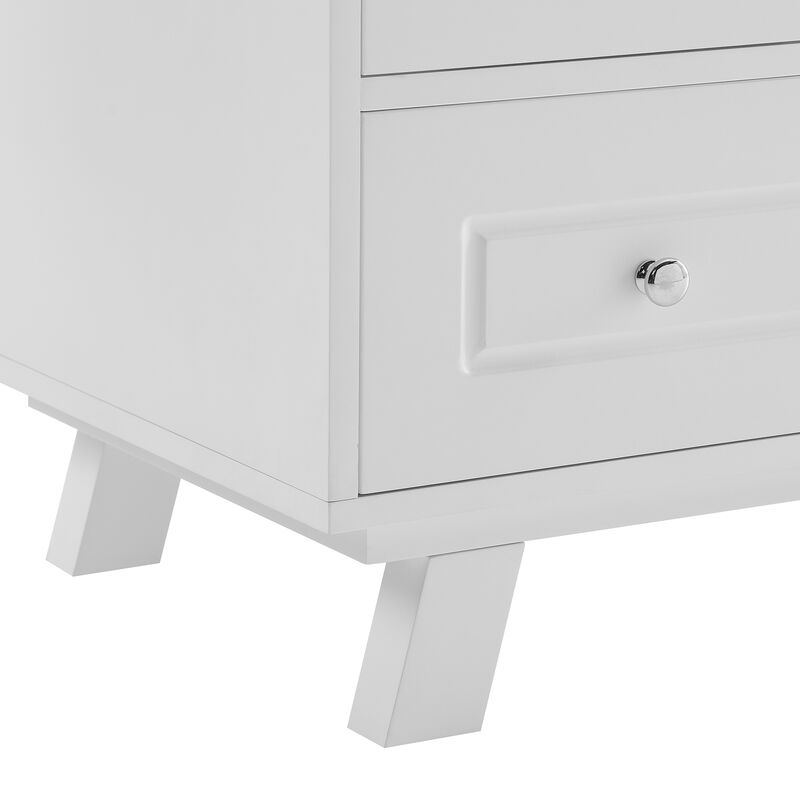 Gewnee Bathroom vanity, bulewhite, White