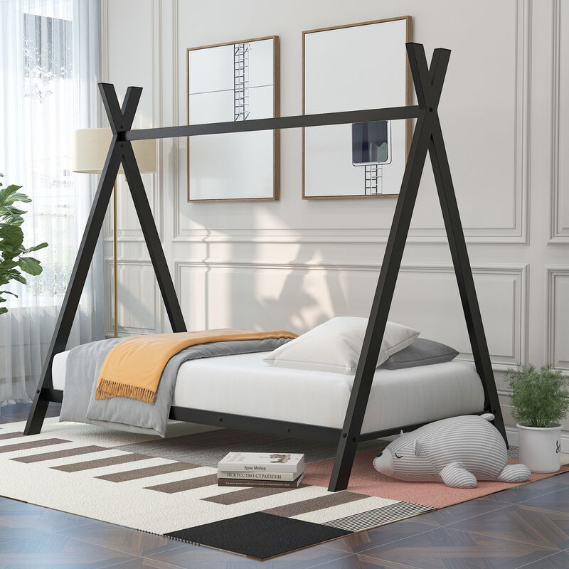 Merax House Bed Tent Bed Frame