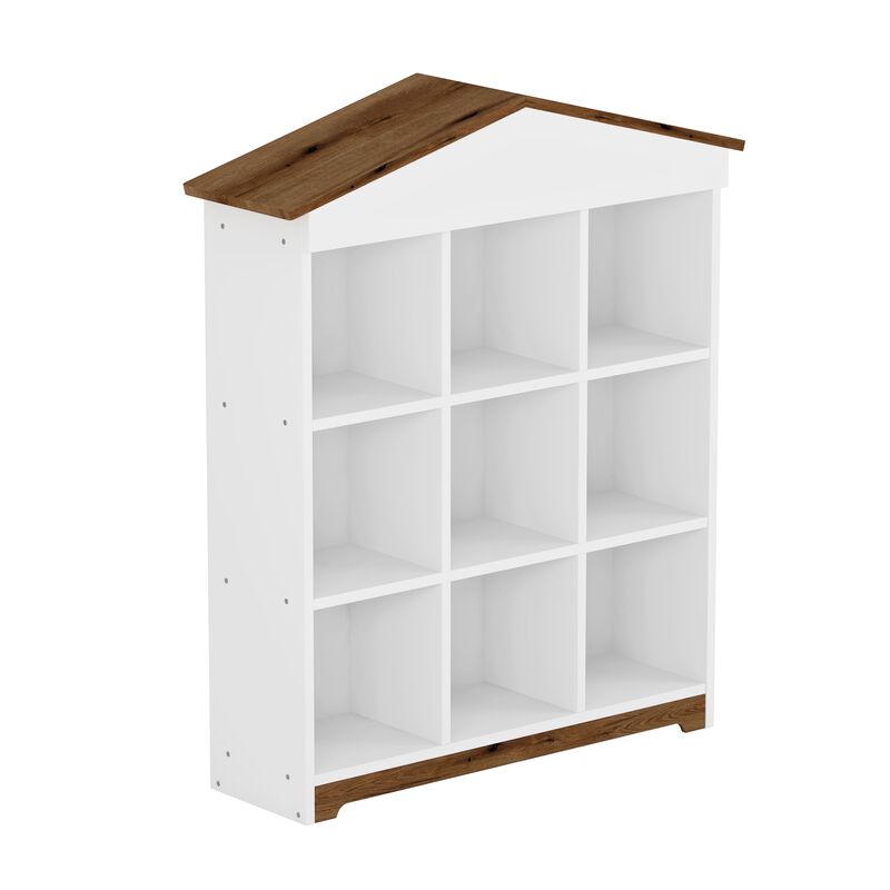 Merax House-shaped Storage Rack Kids Bookcase