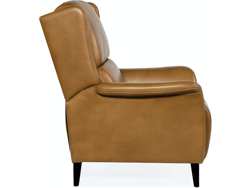 Deacon Leather Power Recliner in Camel
