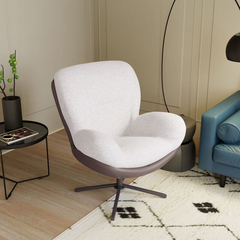 Merax 360° Degree Swivel Reading Chair Accent Chair