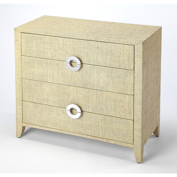 Raffia 4-Drawer Accent Chest, Belen Kox