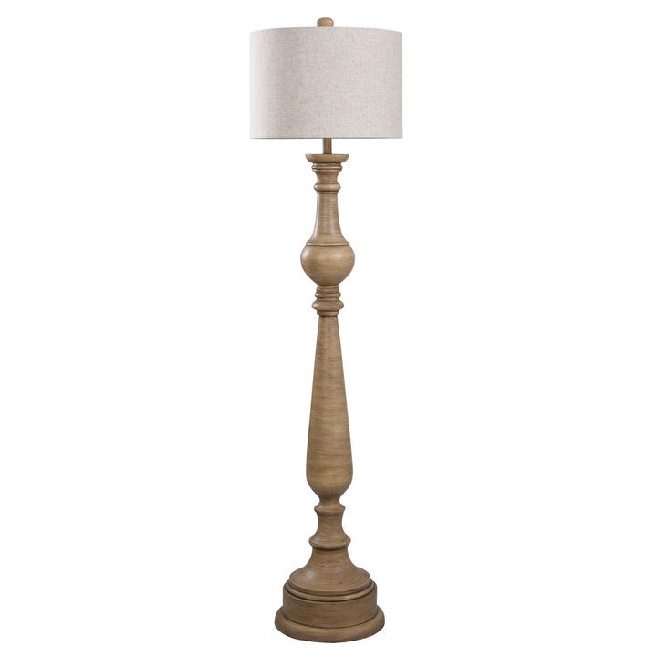 Light Taupe Floor Lamp