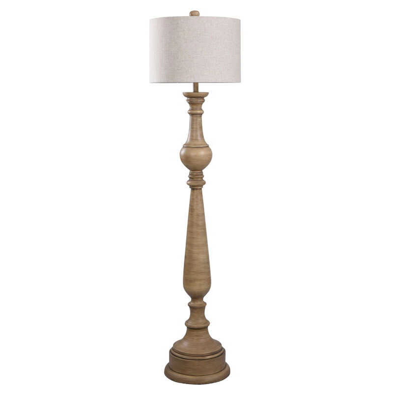 Light Taupe Floor Lamp