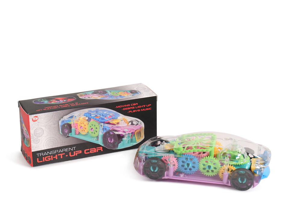 Transparent Light-up Car