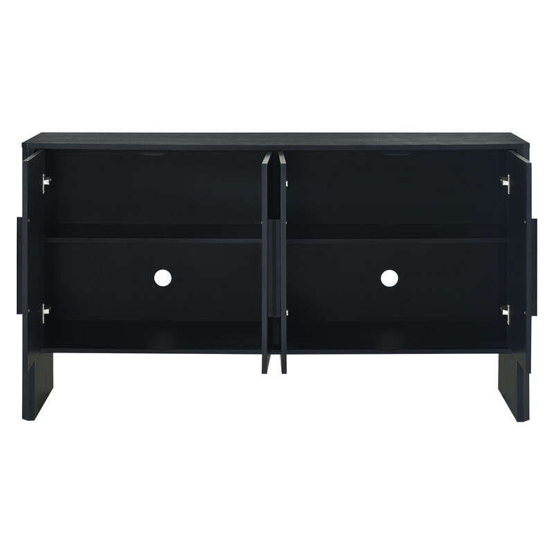 Merax Retro Sideboard Cabinet with Adjustable Shelves