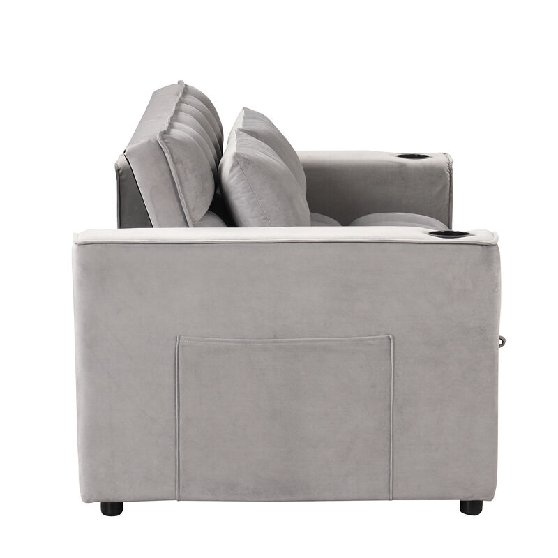 Merax 4-1 Multi-Functional Sofa Bed with Cup Holder