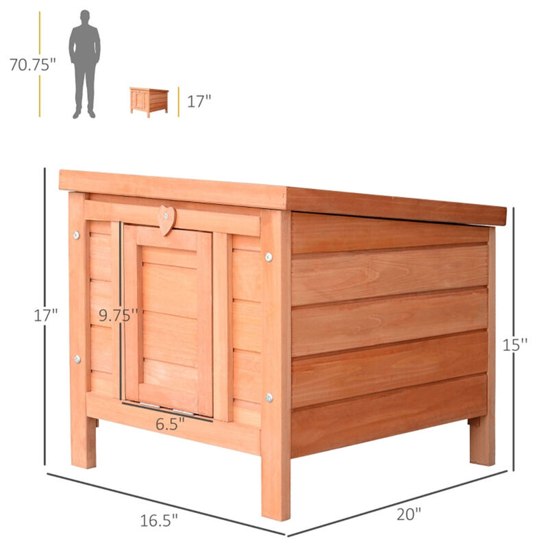 Weather-Resistant Pet House for Dogs with Ventilation and Door