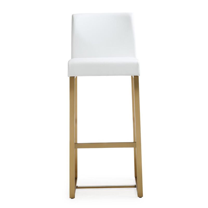 Belen Kox Contemporary Gold Steel Counter Stool, Belen Kox