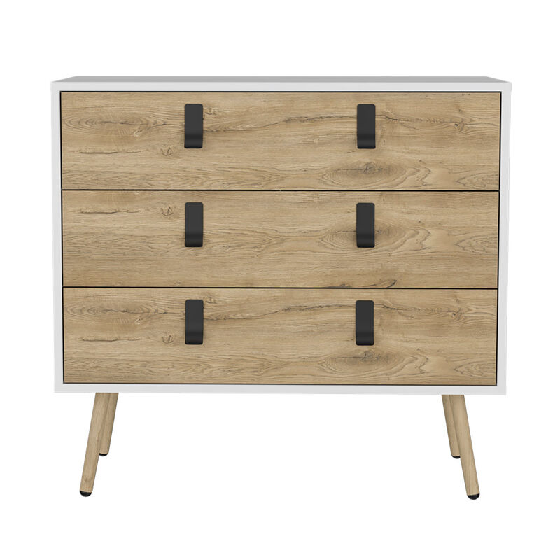 Dresser Magness, Bedroom, White / Macadamia
