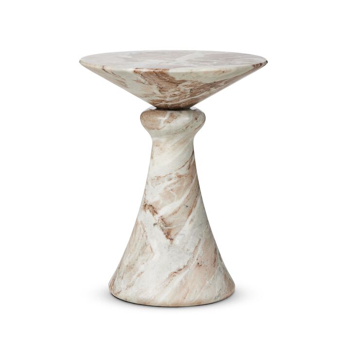 Connie Sawar Marble End Table