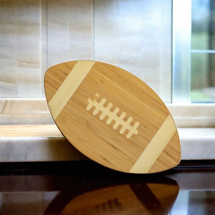Football Cutting / Charcuterie Board - 15" x 8.5"