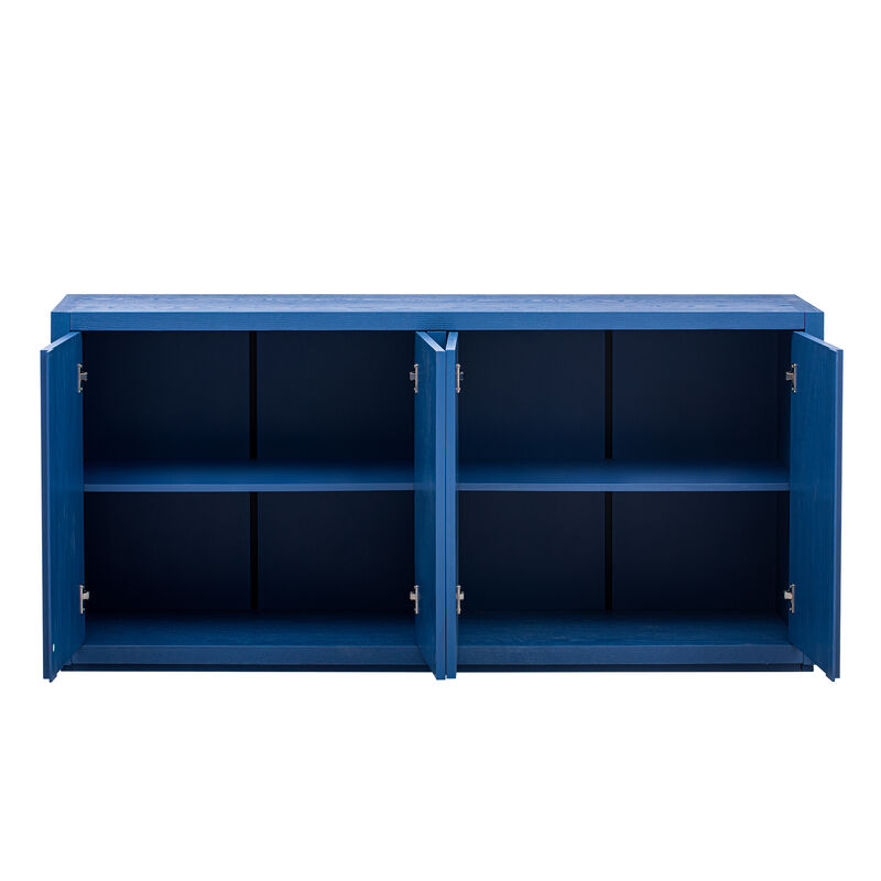 Merax 4-Door Cabinet Sideboard with Ash Veneer