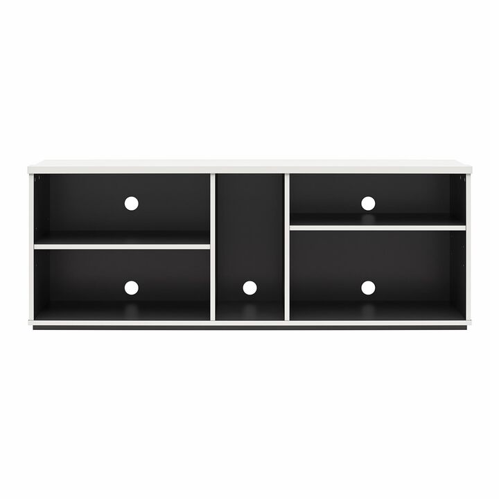 Shadow Gaming & Collectable Display Storage Bookcase, White and Matte Black