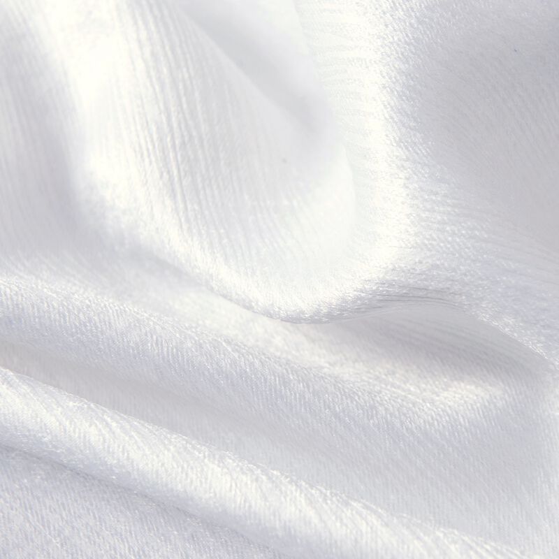Olivia Gray Lina Matte Embossed Blackout Grommet Single Panel - 52x90", White