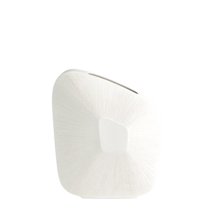 Offset Square Scratch Wide Vase