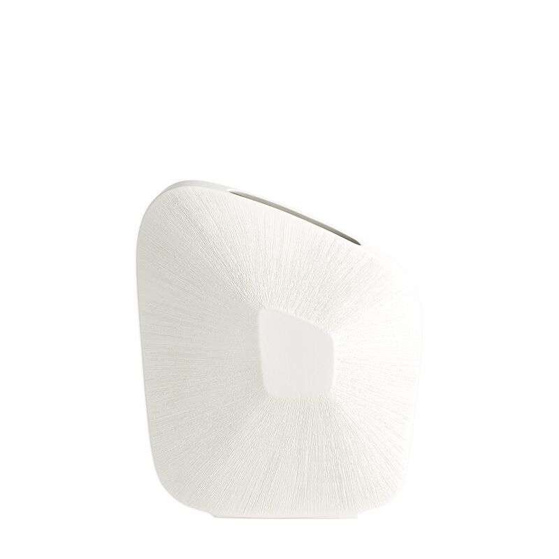 Offset Square Scratch Wide Vase