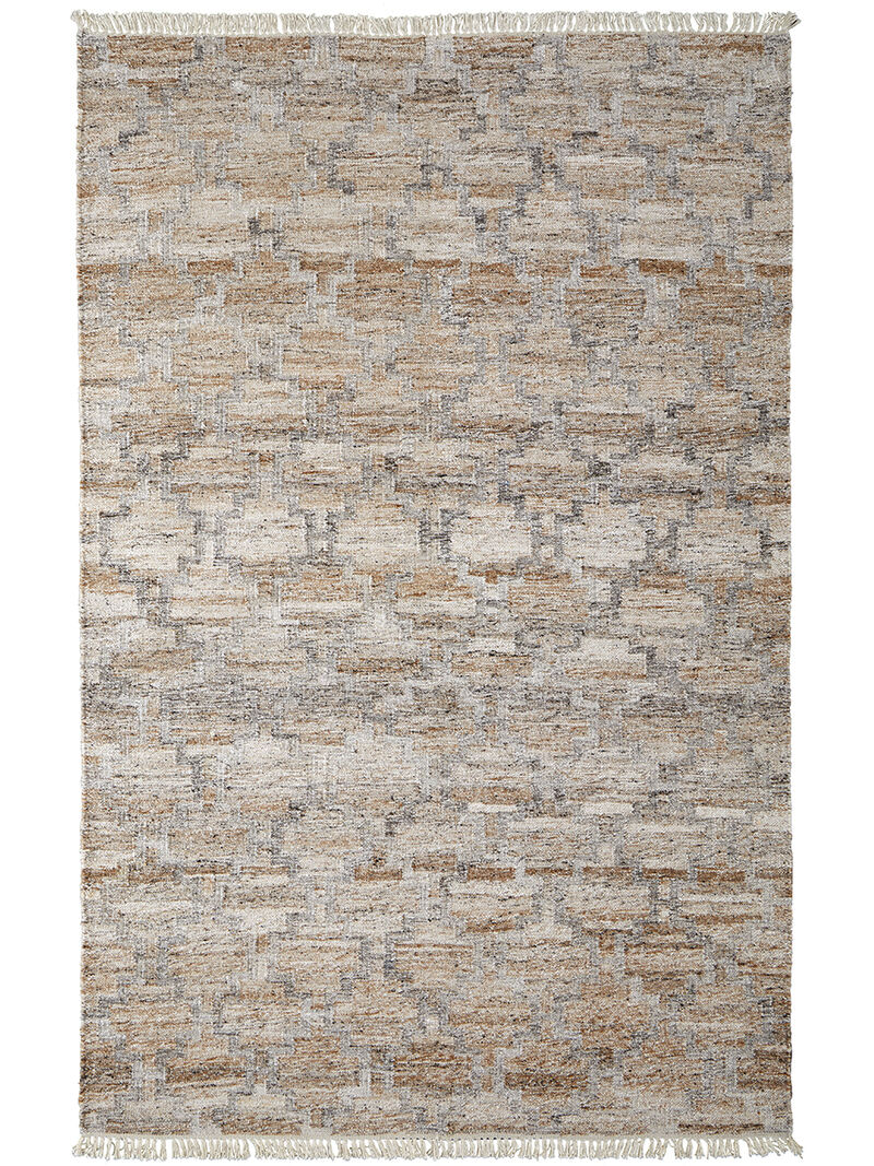Beckett 0787F Tan/Gray/Ivory 5' x 8' Rug
