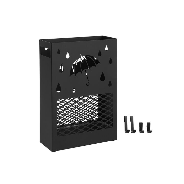 Metal Umbrella Stand with a Removable Drip Tray