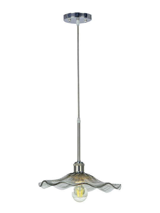 48" Silver Contemporary Ceiling Pendant Fixture