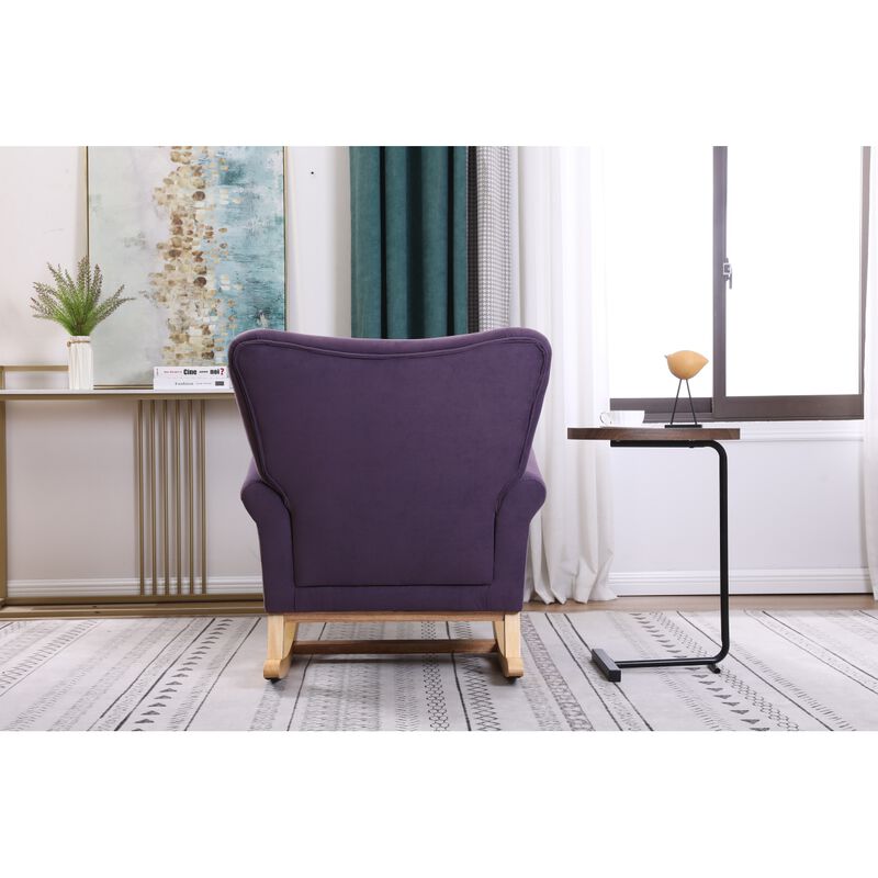 High Back Rocking Chair for Baby Room