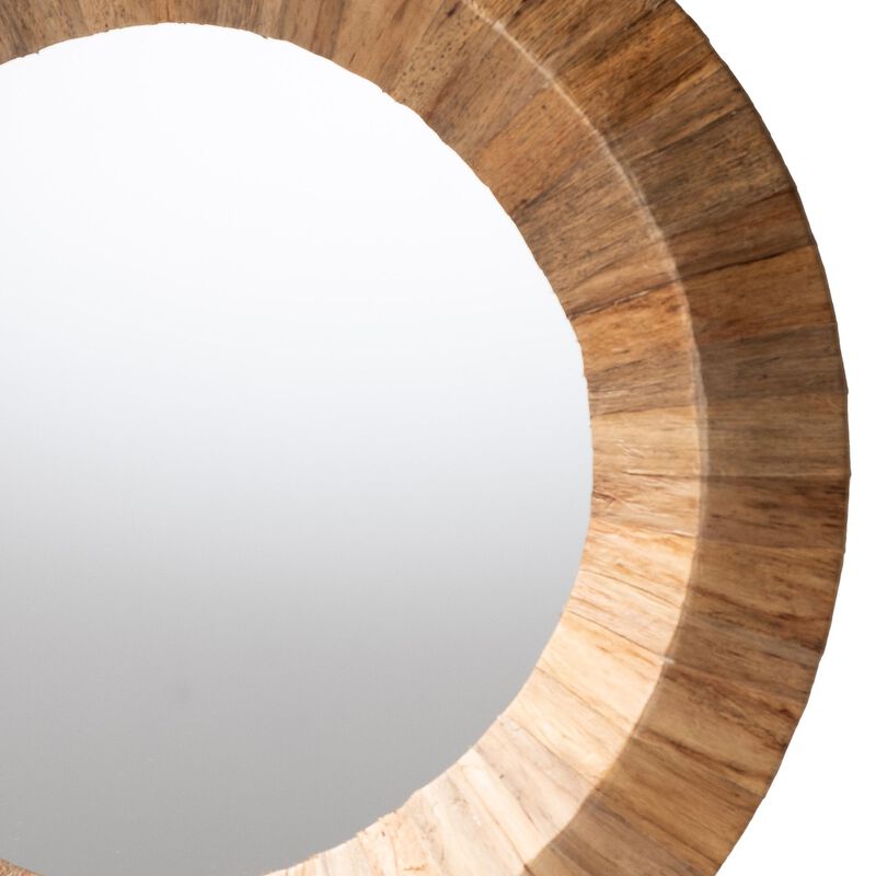 bali & pari Tarun Bohemian Grasscloth Accent Mirror