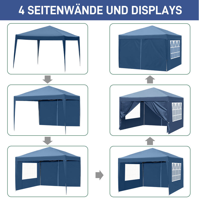 Easy Assembly Pop-Up Canopy for Outdoor Activities and Events