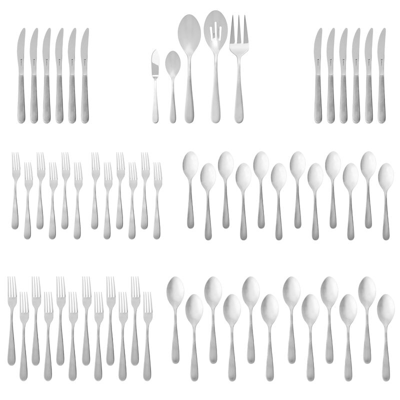 Henckels Lucena 65-pc 18/10 Stainless Steel Flatware Set