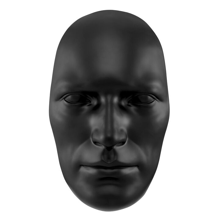 Sumerian Masculine Face Sculpture Resin Handmade