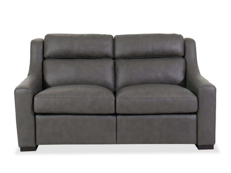Germain Gray Power Loveseat