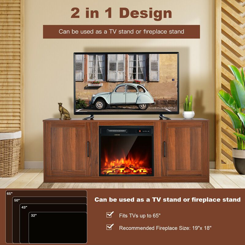 TV Stand with Faux Fireplace for a Cozy and Stylish Entertainment Center