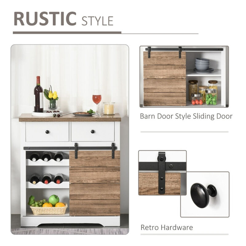 Multi-Purpose Sideboard Buffet Cabinet for Kitchen and Dining Room