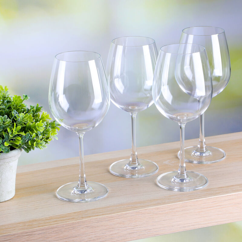 Martha Stewart  Everyday 4 Piece 20oz Red Wine Glass Set