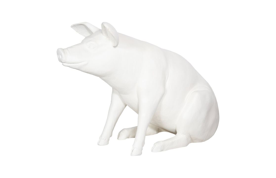 Happy Pig Sculpture