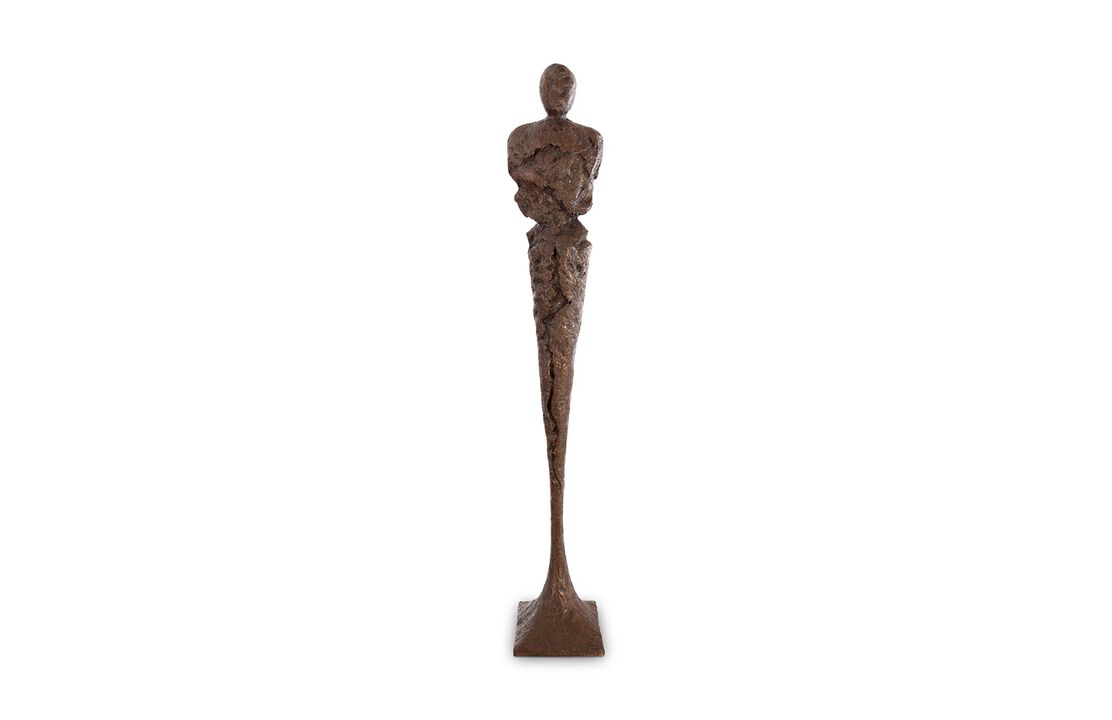 Tall Chiseled Male Sculpture