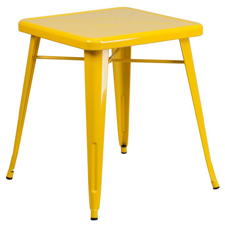 23.75SQ  Metal Table