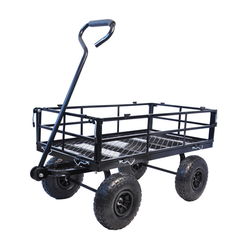 Wagon Cart Garden Cart Trucks Make It Easier To Transport Firewood 0001