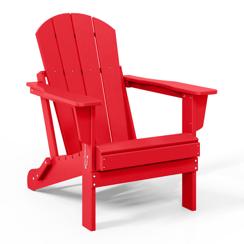 WestinTrends Westintrends 4-Piece set outdoor folding Poly Adirondack chair