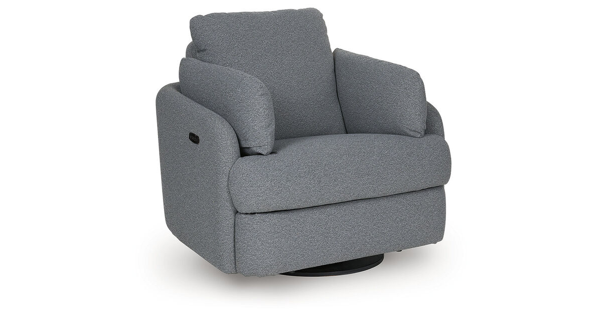 Alainmont Next-Gen Nuvella Swivel Power Recliner