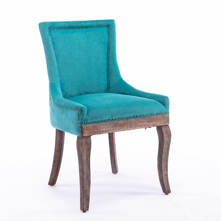 Ultra Side Dining Chair, Thickened Fabric Chairs With Neutrally Toned Solid Wood
