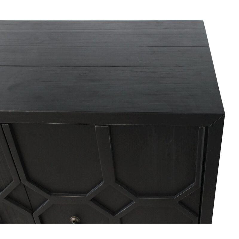 Alex Hamilton Samara 6-Door Sideboard - Black