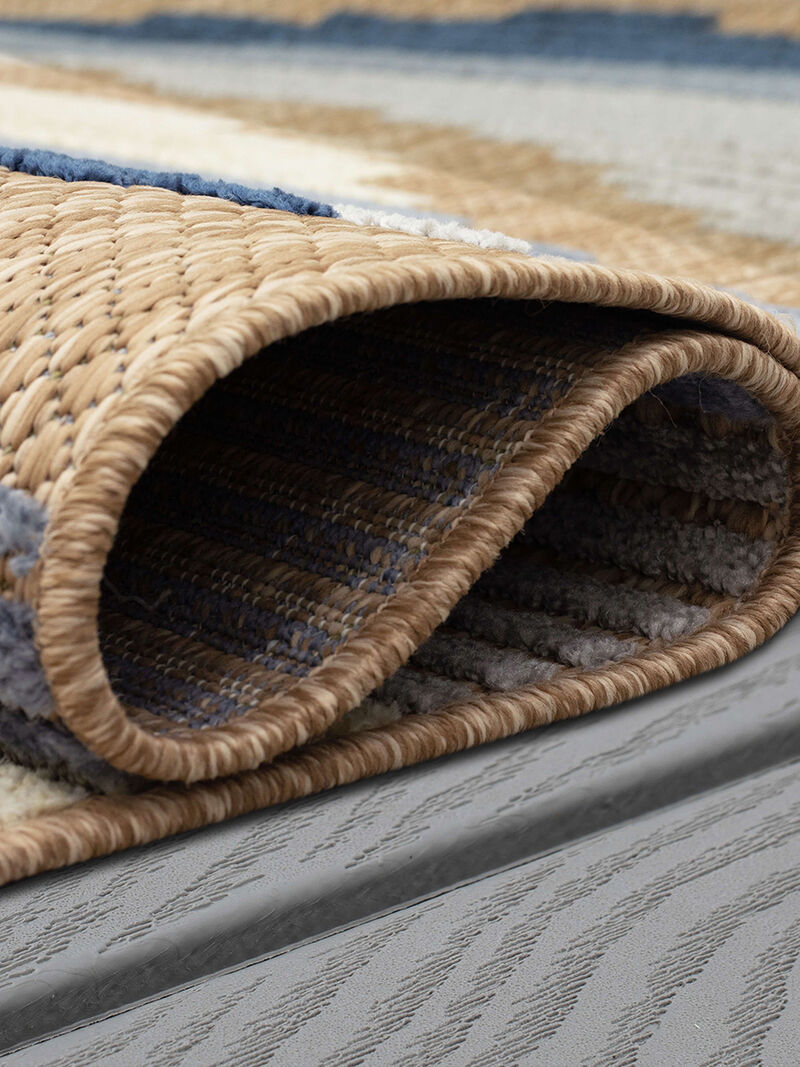 Cabana Pristine Cove Blue 7' 10" X 10' Rug